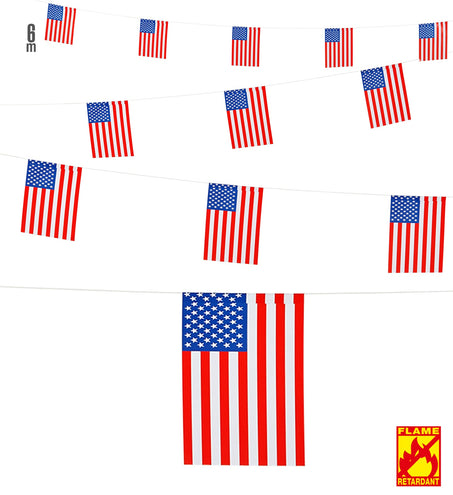 e-carnavalskleding-SYK Vlaggenlijn 6Mtr Usa