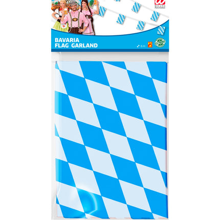 e-carnavalskleding-SYK Vlaggenlijn Oktoberfest rechthoek Beieren