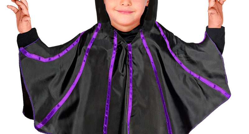 e-carnavalskleding-SYK Vleermuis poncho kind