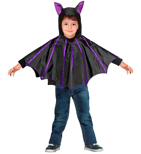 e-carnavalskleding-SYK Vleermuis poncho kind