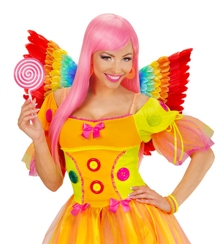 e-carnavalskleding-SYK Vleugels regenboog