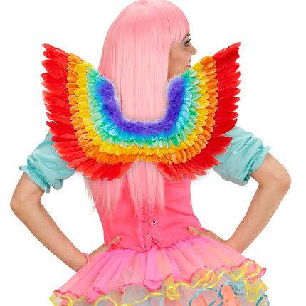 e-carnavalskleding-SYK Vleugels regenboog