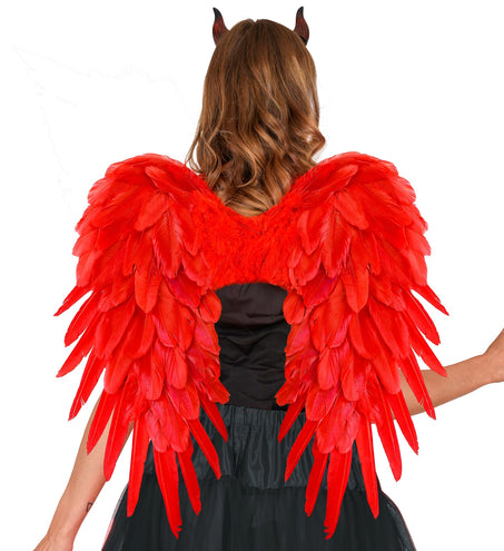 e-carnavalskleding-SYK Vleugels rood