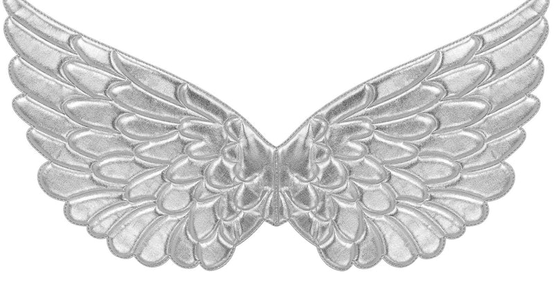 e-carnavalskleding-SYK Vleugels zilver 57x26 cm