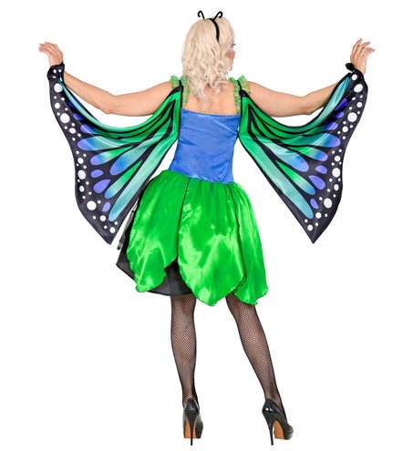 e-carnavalskleding-SYK Vlinder kostuum blauw groen