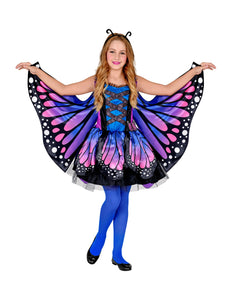 e-carnavalskleding-SYK Vlinder kostuum kinderen blauw paars