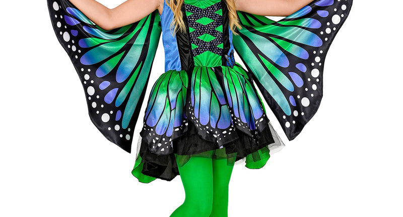 e-carnavalskleding-SYK Vlinderpak blauw groen kind