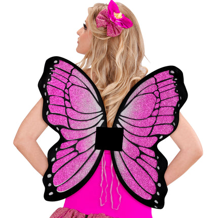 e-carnavalskleding-SYK Vlindervleugels glitter 50x50cm