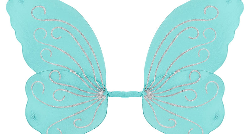 e-carnavalskleding-SYK Vlindervleugels glitter blauw