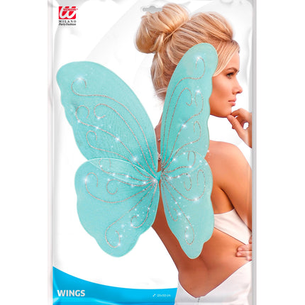 e-carnavalskleding-SYK Vlindervleugels glitter blauw