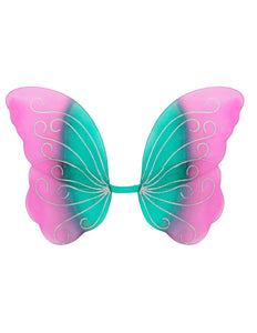 e-carnavalskleding-SYK Vlindervleugels glitter roze/groen