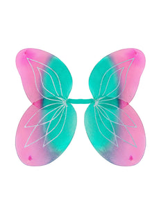 e-carnavalskleding-SYK Vlindervleugels glitter roze/groen kinderen