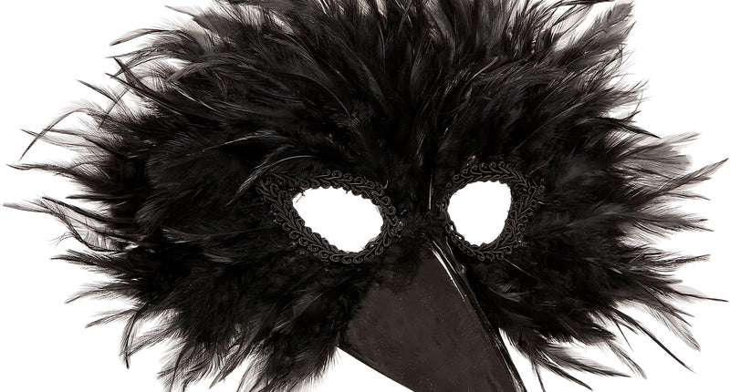 e-carnavalskleding-SYK Vogelmasker zwart