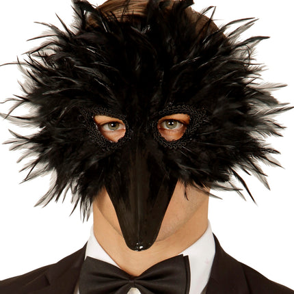 e-carnavalskleding-SYK Vogelmasker zwart