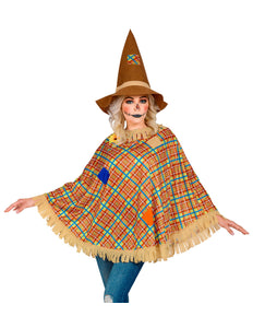 e-carnavalskleding-SYK Vogelverschrikker poncho