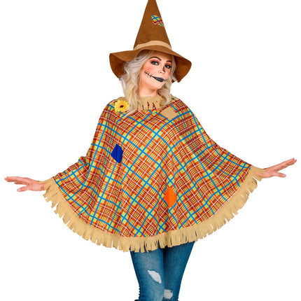 e-carnavalskleding-SYK Vogelverschrikker poncho
