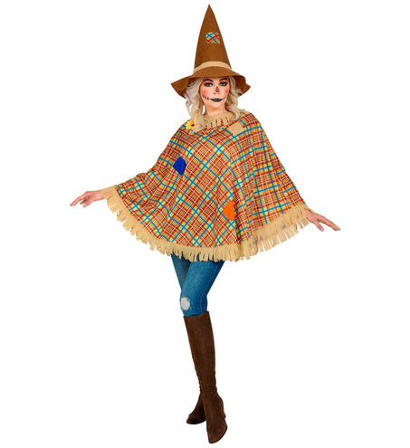 e-carnavalskleding-SYK Vogelverschrikker poncho