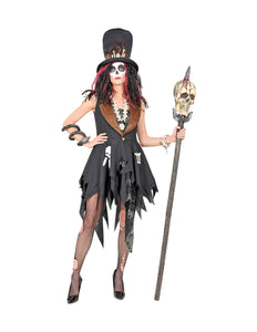 e-carnavalskleding-SYK Voodoo jurk dames