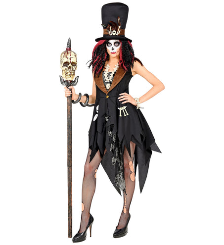 e-carnavalskleding-SYK Voodoo jurk dames