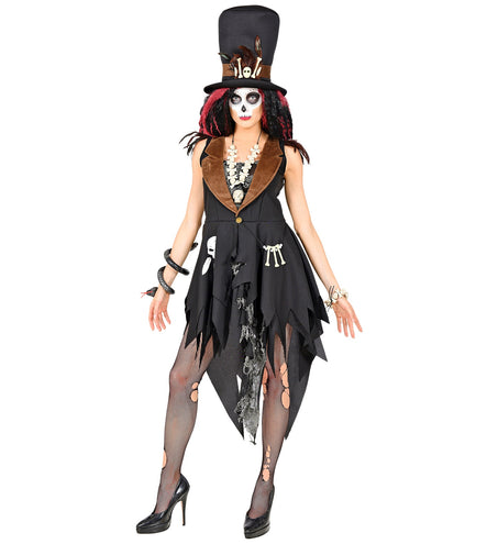 e-carnavalskleding-SYK Voodoo jurk dames