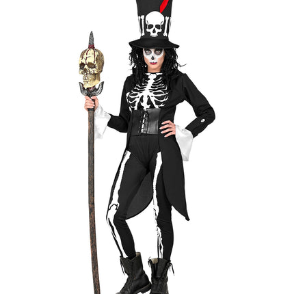 e-carnavalskleding-SYK Voodoo Priester pak dames