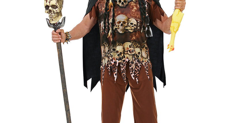 e-carnavalskleding-SYK Voodoo priester pak Owen heren