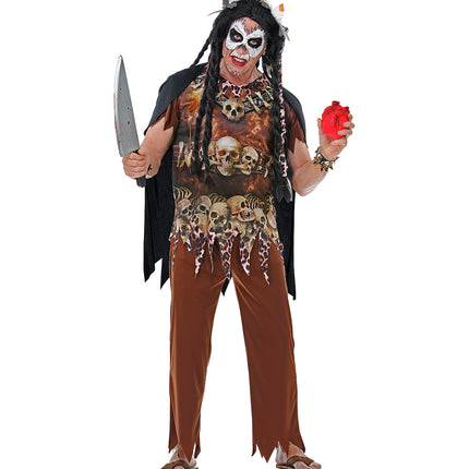 e-carnavalskleding-SYK Voodoo priester pak Owen heren