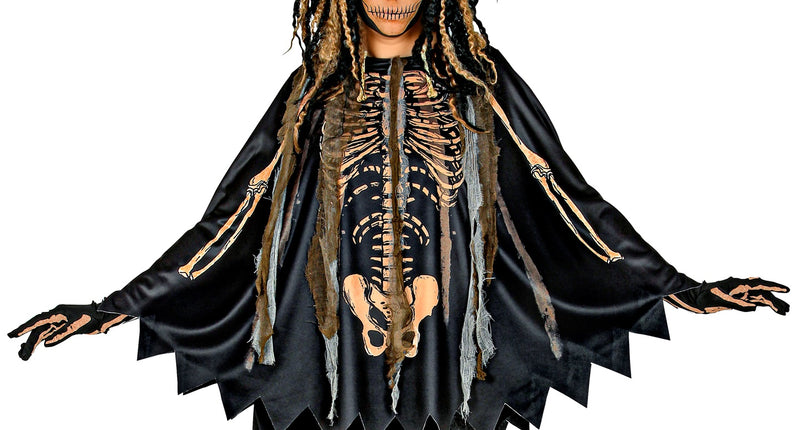 e-carnavalskleding-SYK Voodoo priester poncho volwassenen