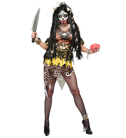 e-carnavalskleding-SYK Voodoo priesteres pak Veerle