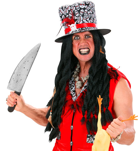 e-carnavalskleding-SYK Voodoo pruik