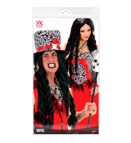 e-carnavalskleding-SYK Voodoo pruik