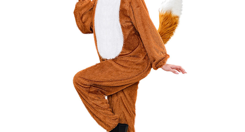 e-carnavalskleding-SYK Vossenpak pluche unisex