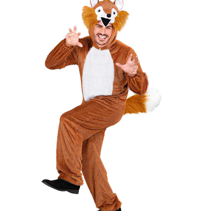 e-carnavalskleding-SYK Vossenpak pluche unisex