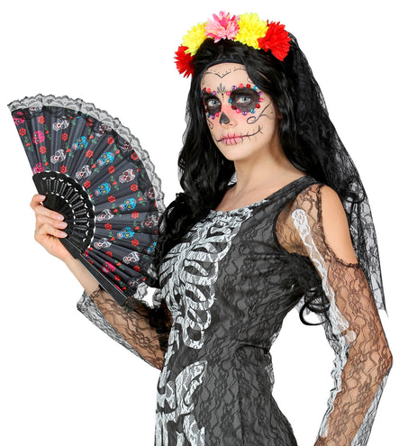 e-carnavalskleding-SYK Waaier day of the death
