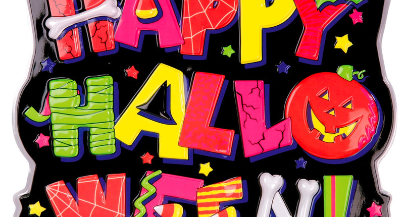 e-carnavalskleding-SYK Wanddecoratie Happy Halloween