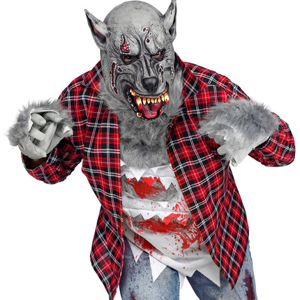 e-carnavalskleding-SYK Weerwolf halloween masker
