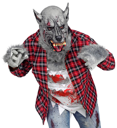 e-carnavalskleding-SYK Weerwolf halloween masker