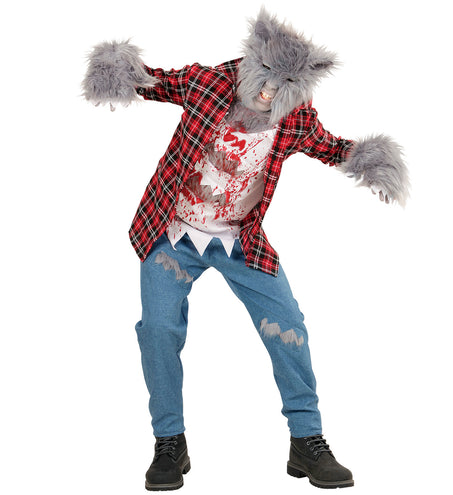 e-carnavalskleding-SYK Weerwolven pakken met masker voor kids