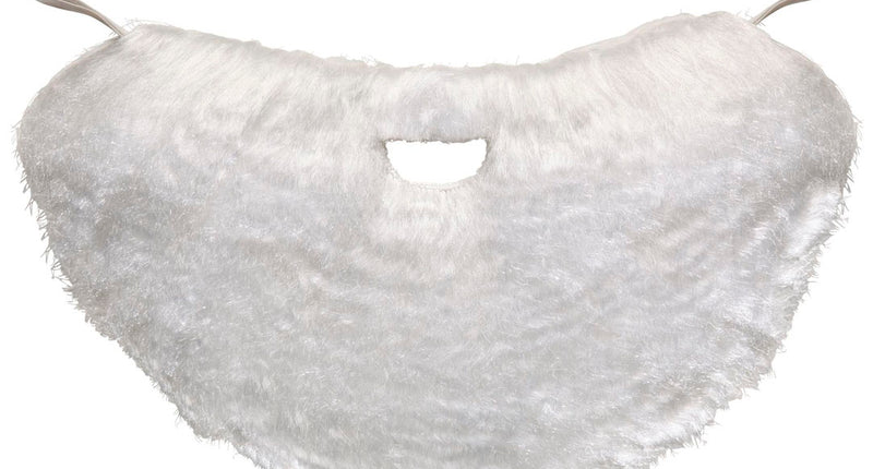 e-carnavalskleding-SYK Witte baard met snor kerstman