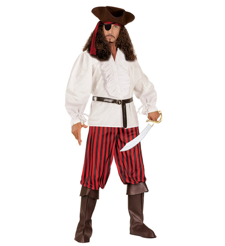 e-carnavalskleding-SYK Witte blouse met ruches