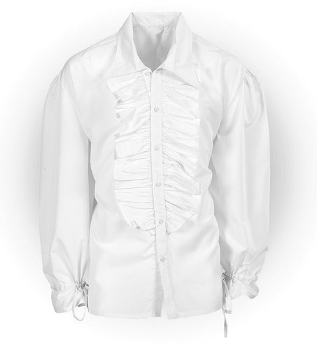 e-carnavalskleding-SYK Witte blouse met ruches
