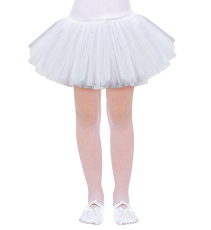 e-carnavalskleding-SYK Witte kinder tutu