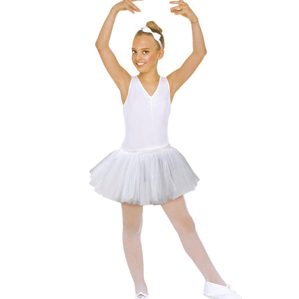 e-carnavalskleding-SYK Witte kinder tutu