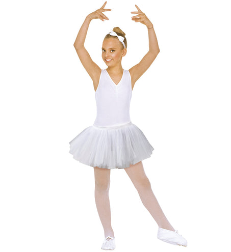 e-carnavalskleding-SYK Witte kinder tutu