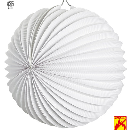 e-carnavalskleding-SYK Witte lampion decoratie