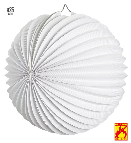 e-carnavalskleding-SYK Witte lampion decoratie
