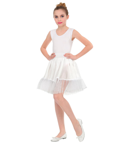 e-carnavalskleding-SYK Witte petticoat kind one size