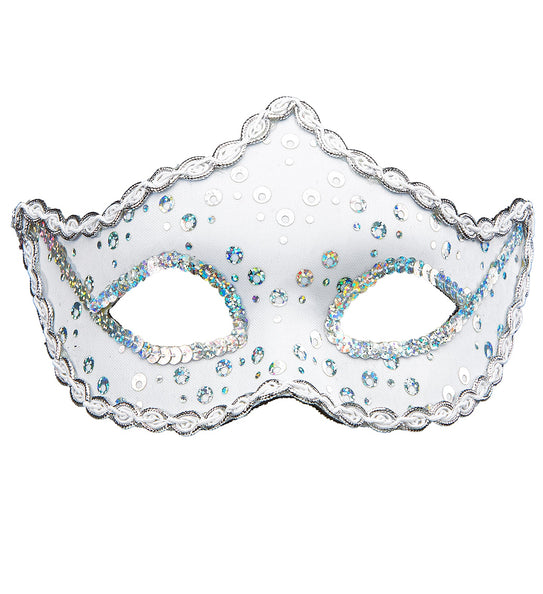 e-carnavalskleding-SYK Witte Rialto oogmaskers