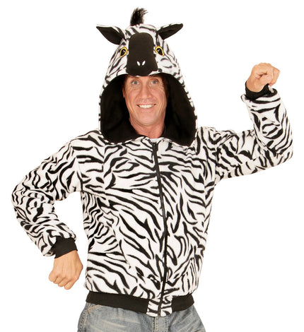 e-carnavalskleding-SYK Zebra truitjes met ritssluiting