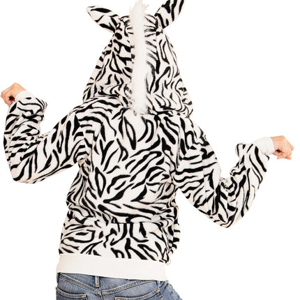 e-carnavalskleding-SYK Zebra truitjes met ritssluiting